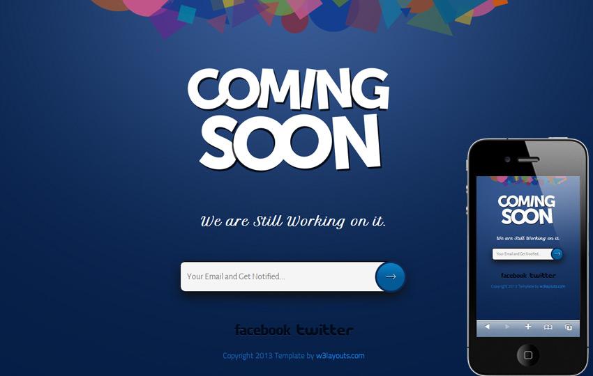 Coming Soon by w3Layout Photo